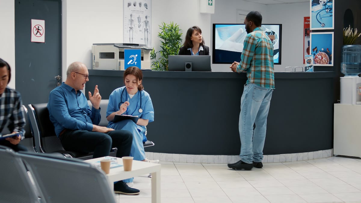Reception Desk with T-Coil Support