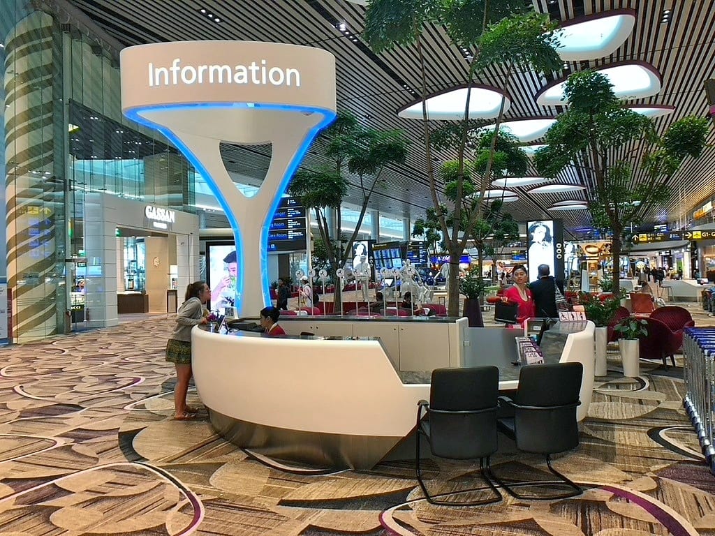 Changi Airport Terminal 4 South Counter